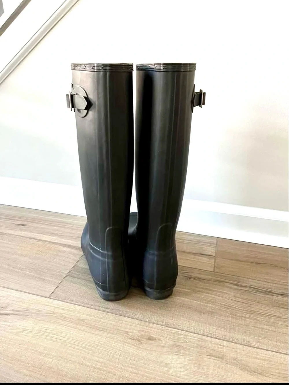 Hunter Original Matte Black Tall Rain Boots, 10